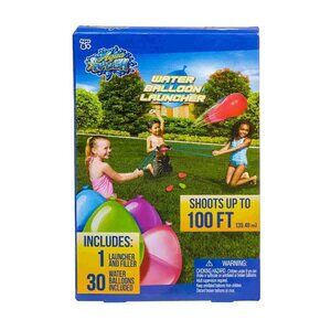 Aqua Splash Water Balloon Launcher, Filler & Balloons Shoots up to 100ft age 8+